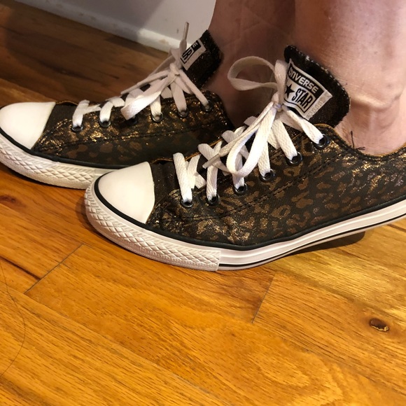 leopard print converse junior